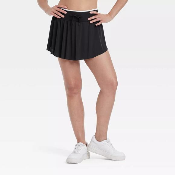 All In Motion Black Flowy Athletic Skort Micro Mini Womens Size 2XL - Picture 1 of 7